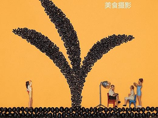 西麦旗下～五黑麦片拍摄～电商摄影～美食摄影作品