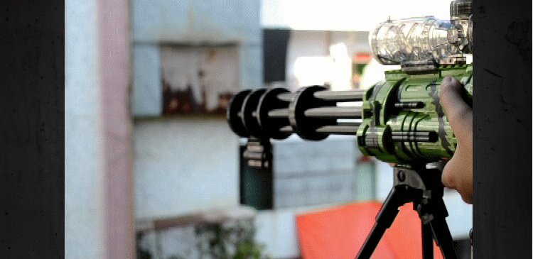 电动连发水弹枪