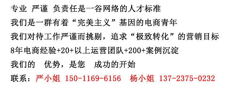 详情页设计淘宝店铺代运营