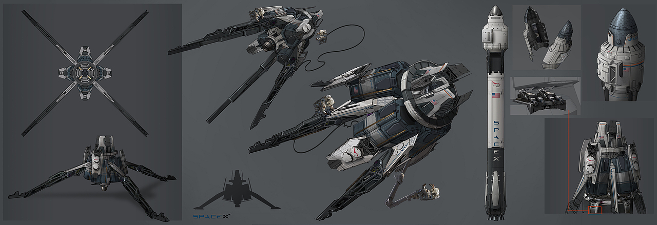 空间武器 武器设计 科幻设计