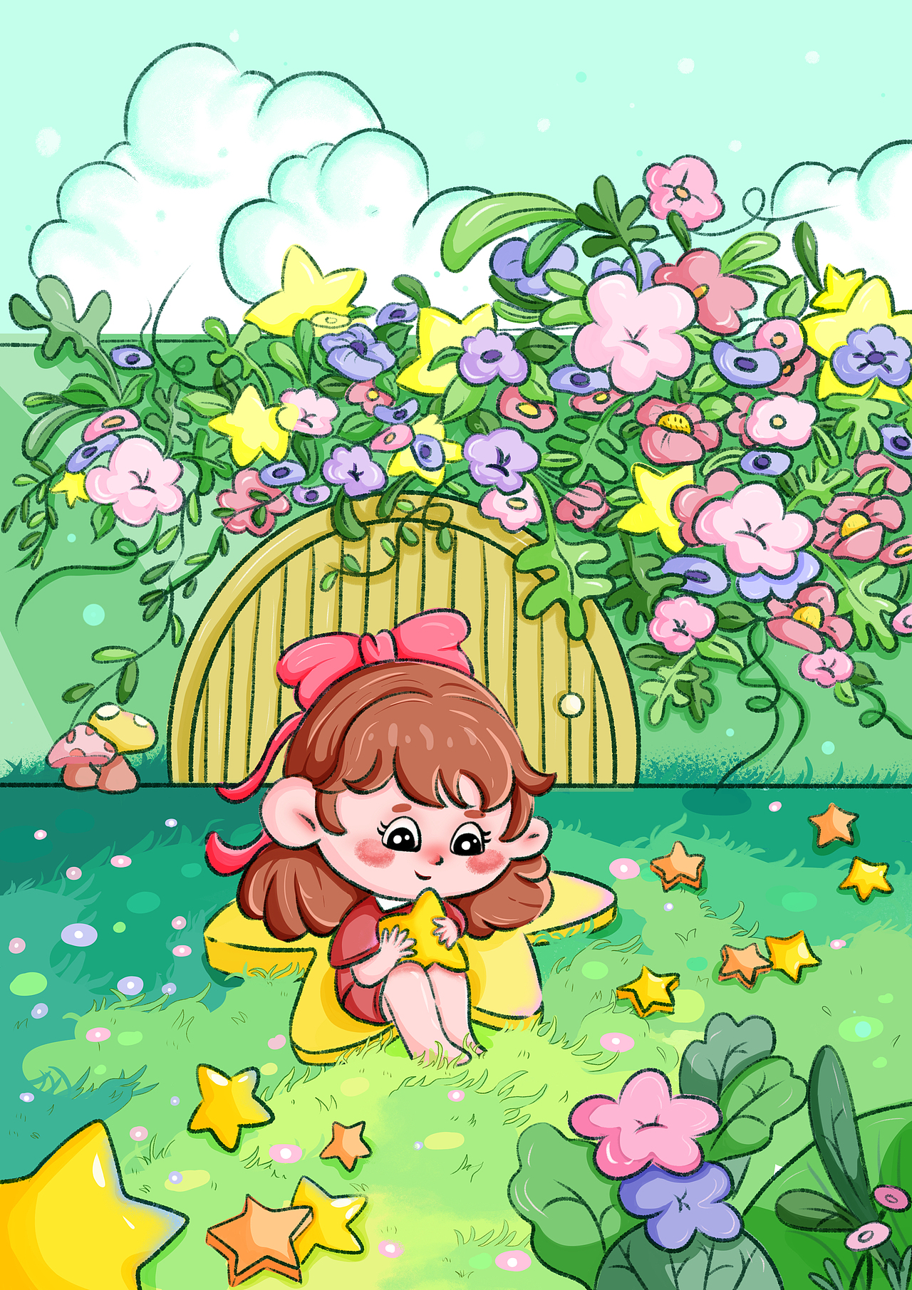 插画场景（图ZMzczMDI5ODI4） - 儿童插画 - 站酷设计师嘴嘴呀原创素材 - 站酷ZCOOL