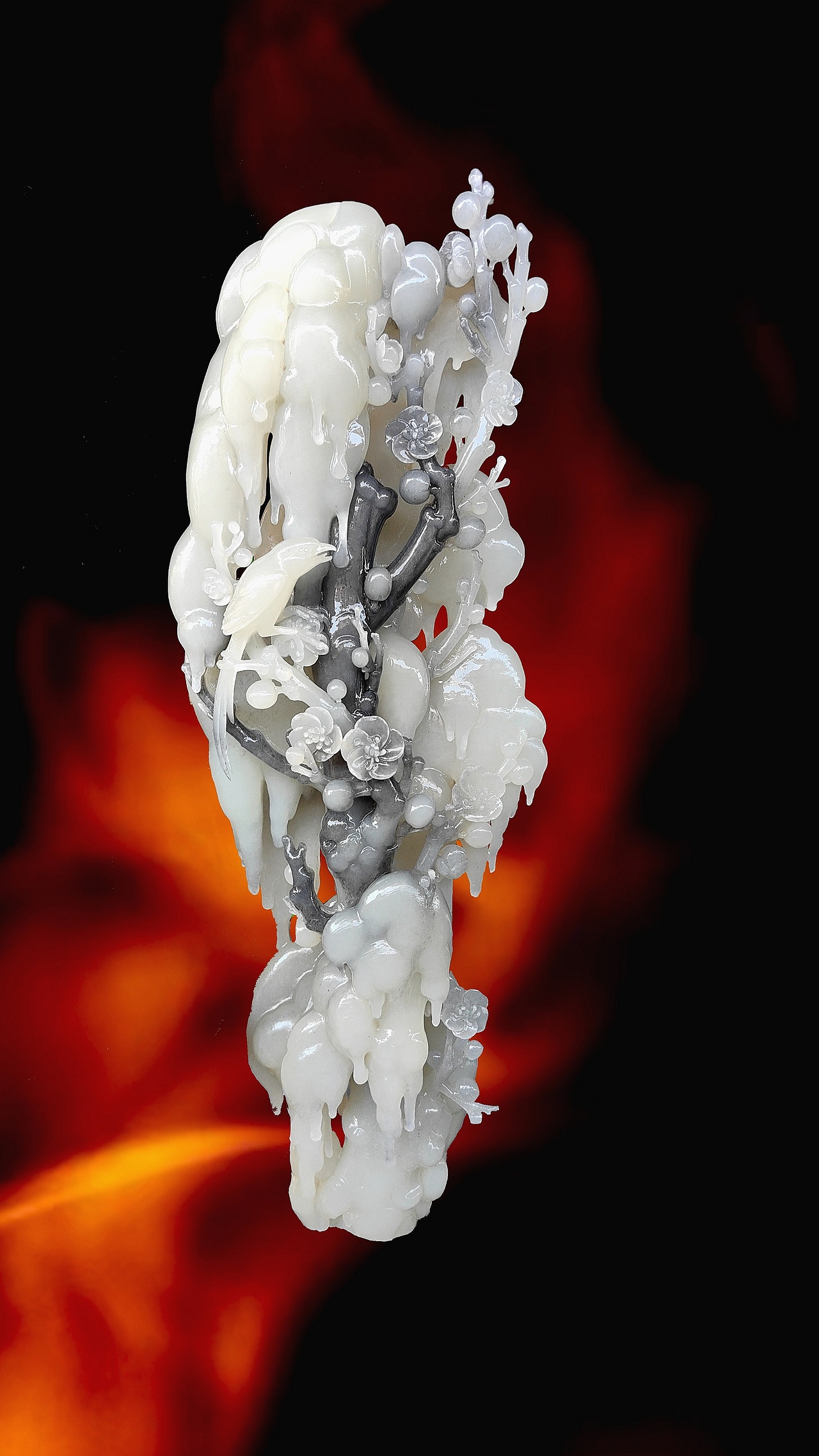 和田白玉雕刻艺术品（图ZMzc4MzkyMzYw） - 其他手工艺 - 站酷设计师魏烈锋原创素材 - 站酷ZCOOL