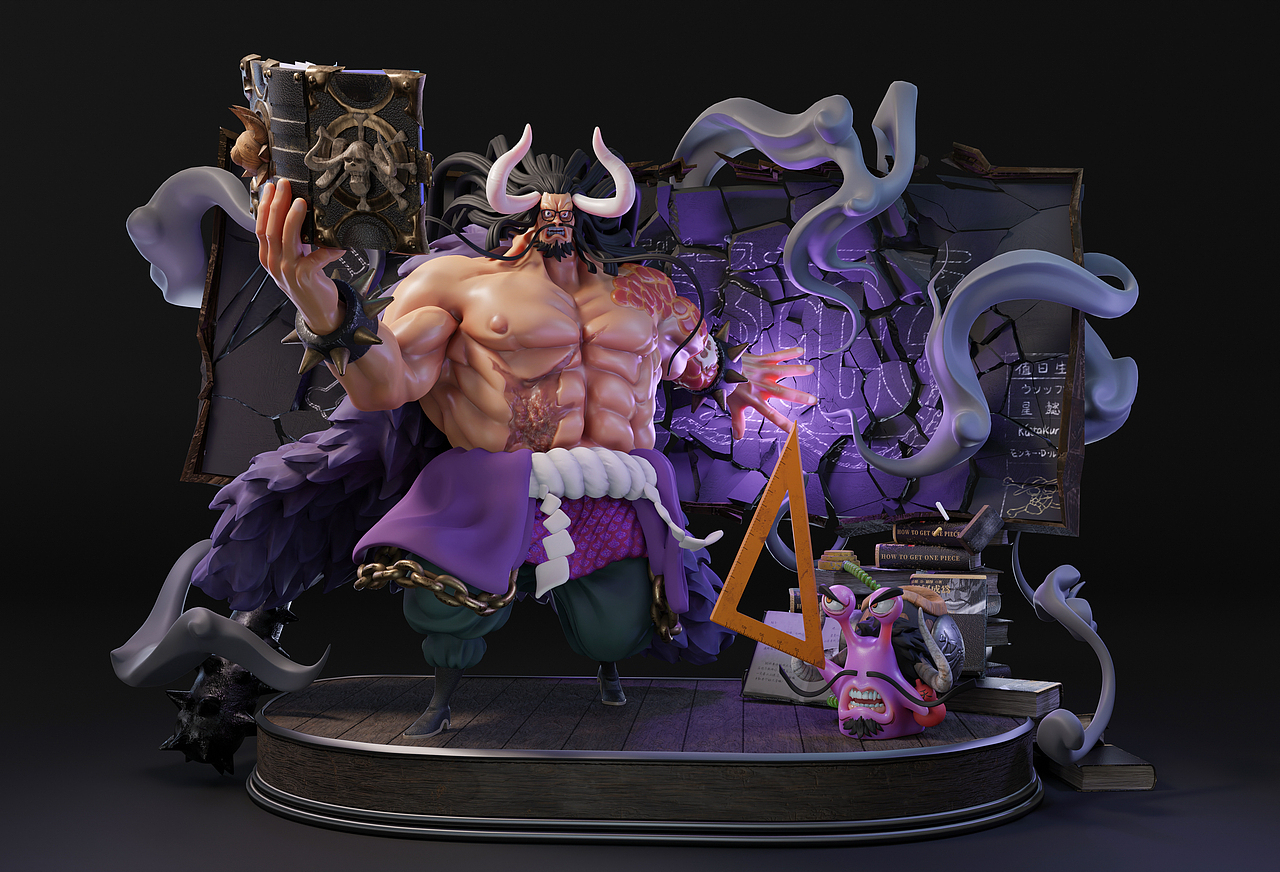 ONE PIECE - 百授·凯多 KAIDO SENSEI | 限定雕像（图ZMzA0NjMwMzcy） - 人物/生物 - 站酷设计师星懿Studio原创素材 - 站酷ZCOOL