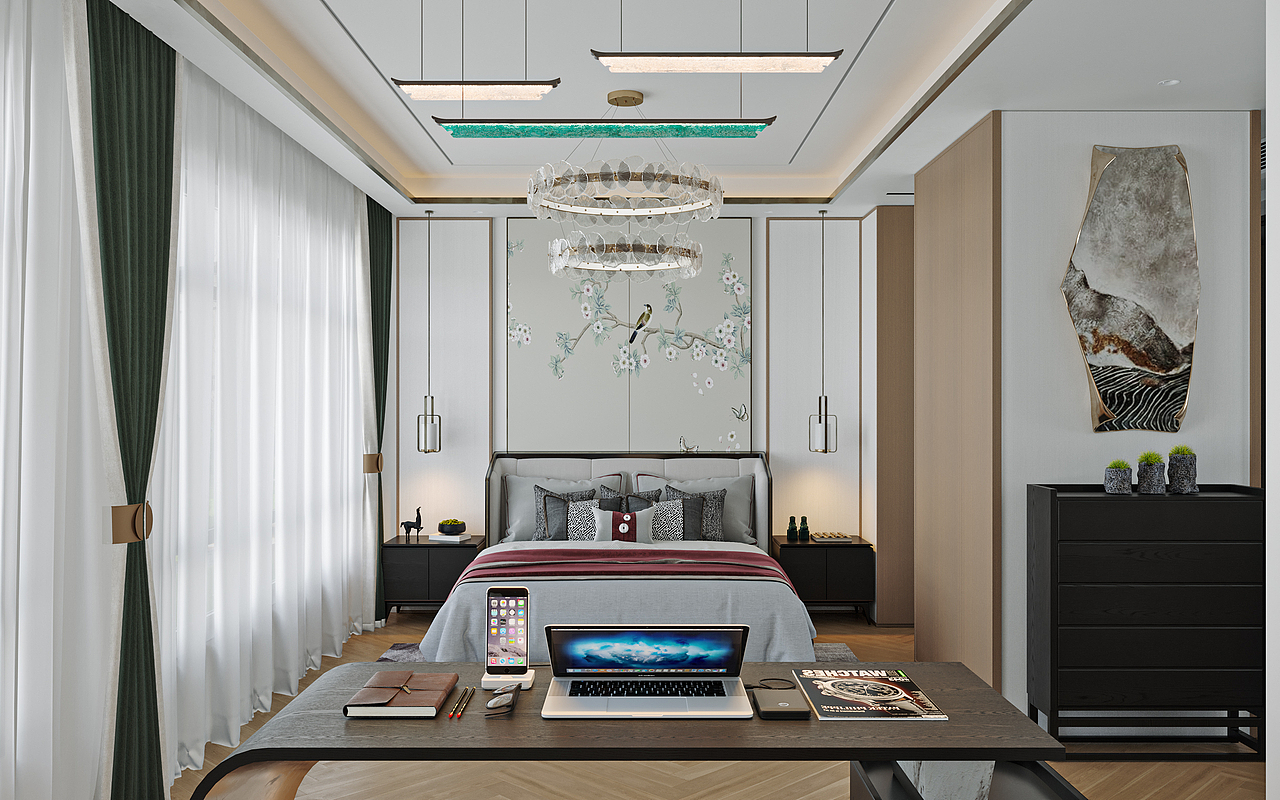 泰安 硕园经典现代中式别墅（图ZMzEzMDExMjI4） - 家装设计 - 站酷设计师算命先生2021原创素材 - 站酷ZCOOL