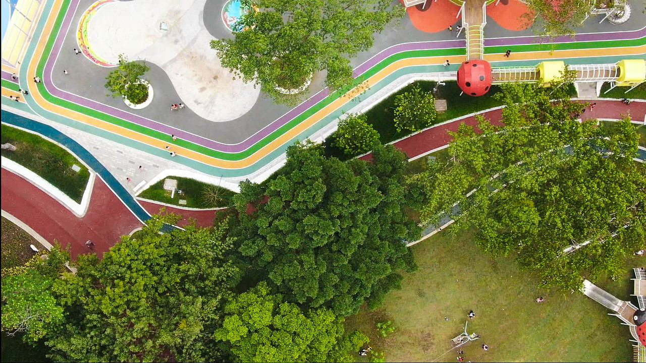 乘上七星瓢虫的翅膀,放飞浪漫想象:佛山桂城儿童公园