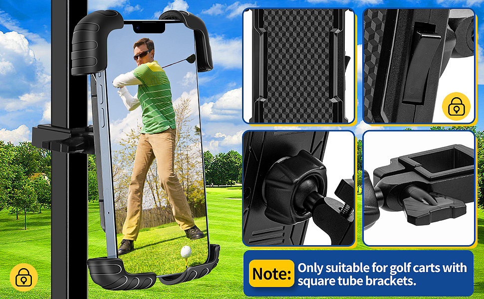 高尔夫球车手机支架亚马逊主图设计