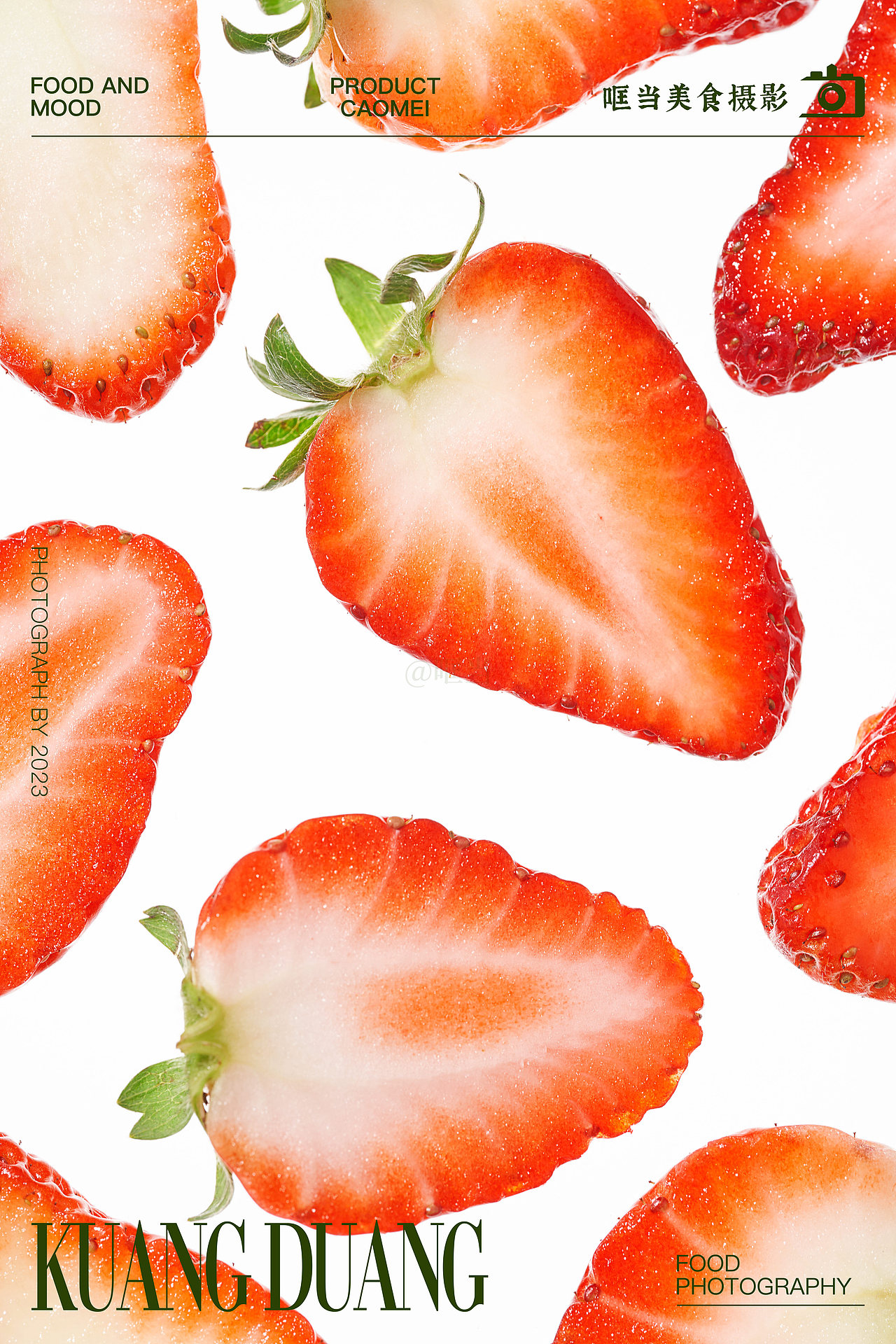 美食摄影｜草莓🍓｜创意摄影｜微距摄影（图ZMzM2ODEwODA4） - 美食摄影 - 站酷设计师哐当美食摄影原创素材 - 站酷ZCOOL