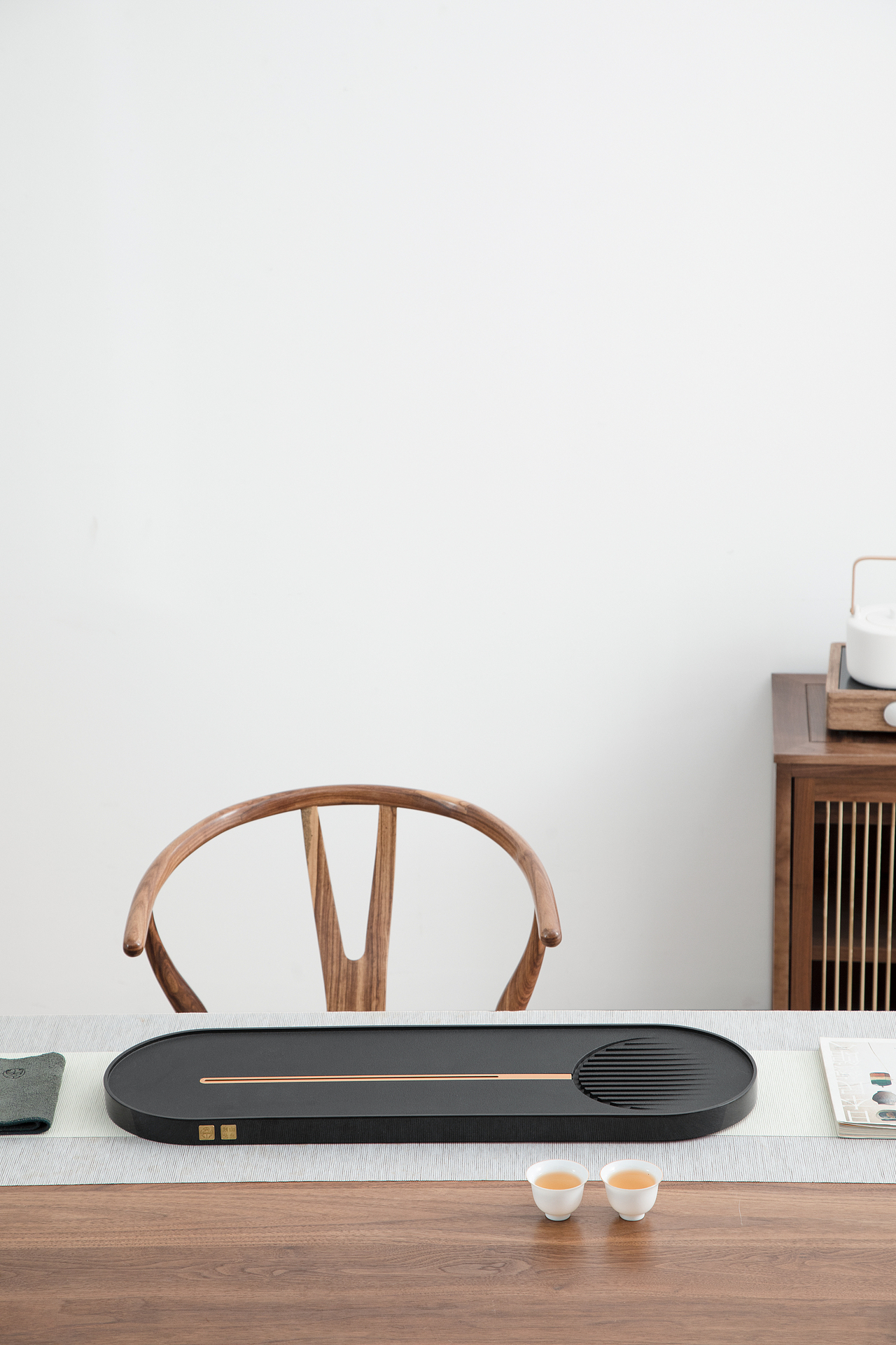 南山先生--元明·黑金石茶盘