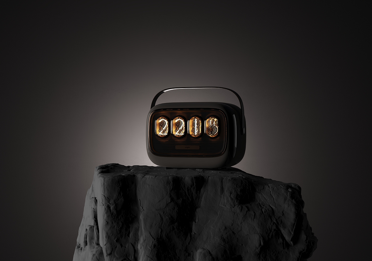 复古辉光管时钟 | 系列-01（图ZMzI0NzUzOTcy） - 电子产品 - 站酷设计师广州靓仔原创素材 - 站酷ZCOOL