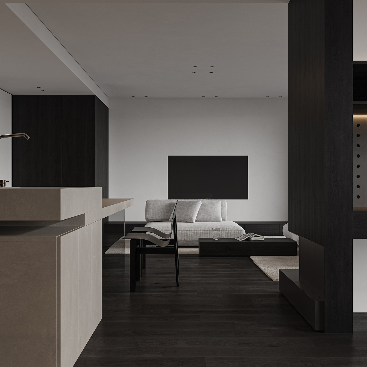 现代暗黑系效果图表现！（图ZMzA2OTQxMDA4） - 家装设计 - 站酷设计师丨江湖故人原创素材 - 站酷ZCOOL