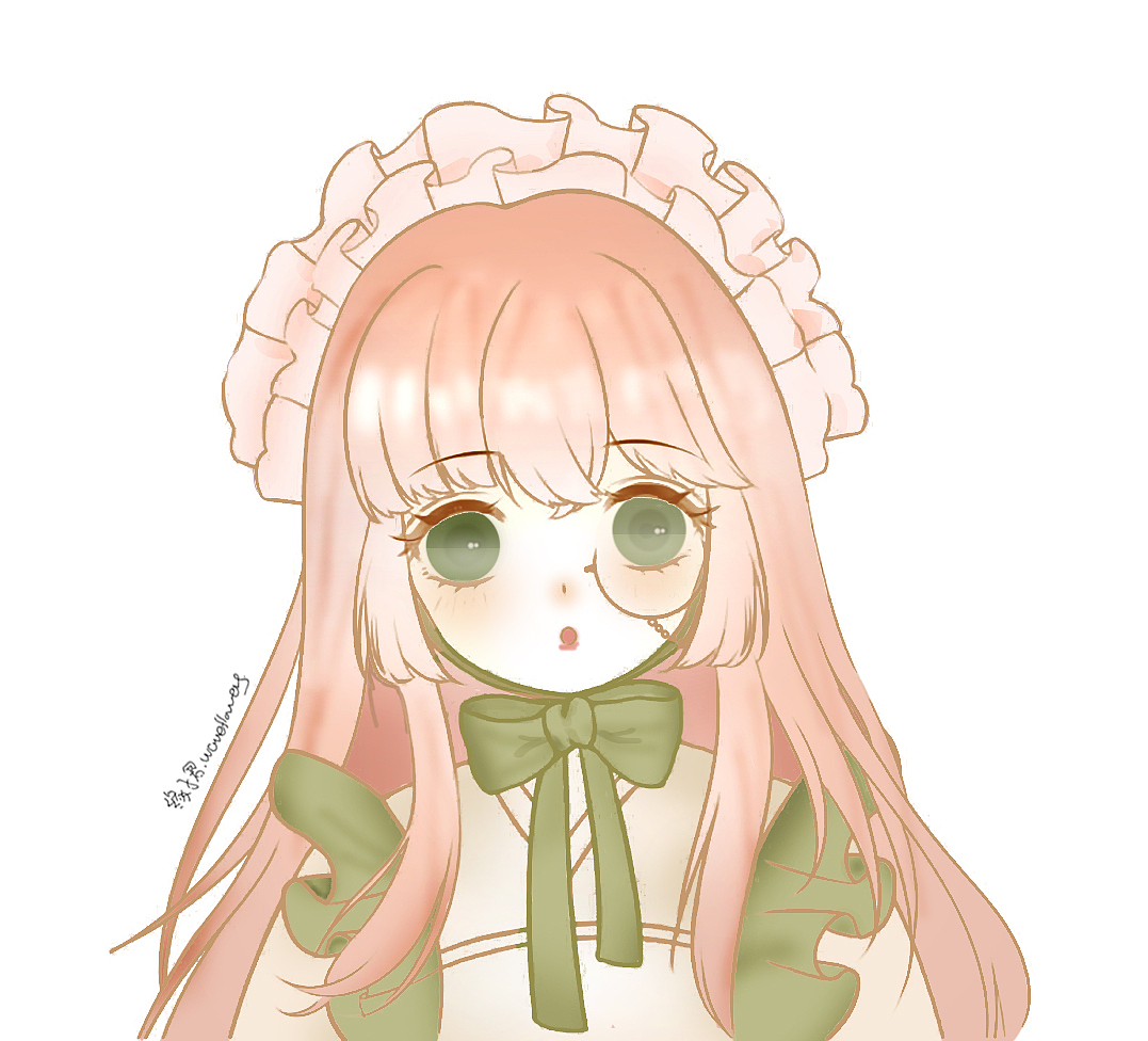 粉色小女孩（图ZMzA1NTUyMDYw） - 创作习作 - 站酷设计师waveflowers原创素材 - 站酷ZCOOL