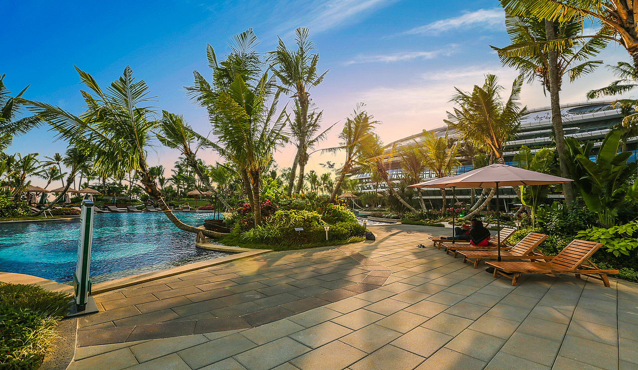 空间摄影｜海景项目园林展示区