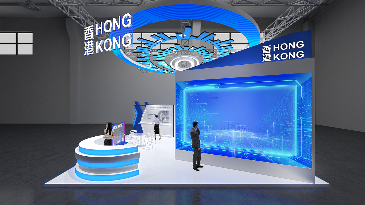 文旅展香港展台3d设计