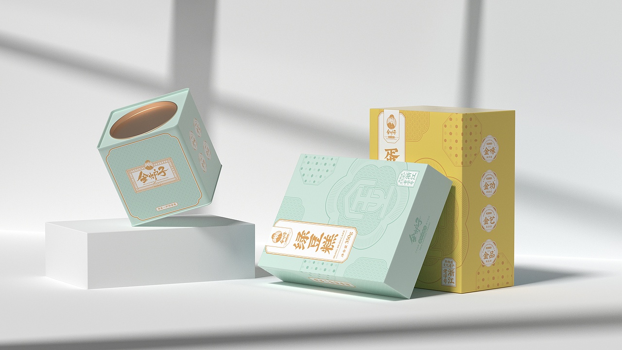 所喜作品:金炉子新中式糕点品牌全案设计(图ZMzMwNjQ1NjQw) - 品牌 - 站酷设计师所喜原创素材 - 站酷ZCOOL