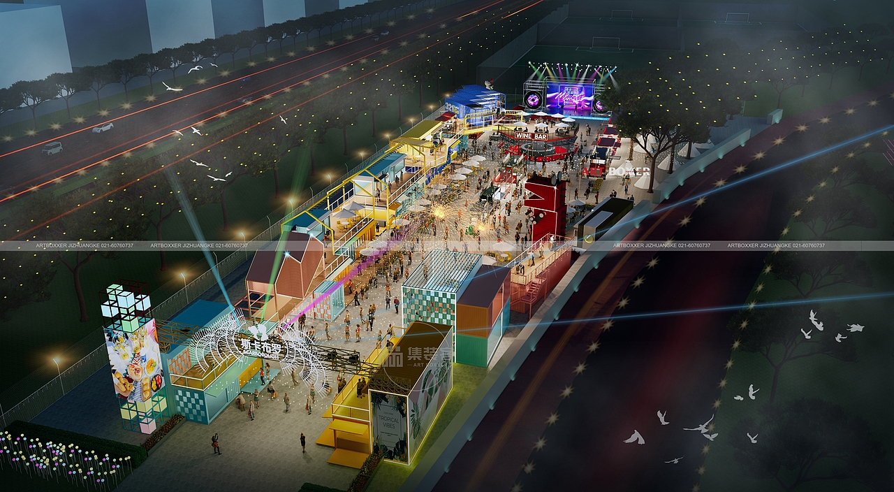 集装箱商业街 I 集装箱商业配套 I 网红集装箱配套