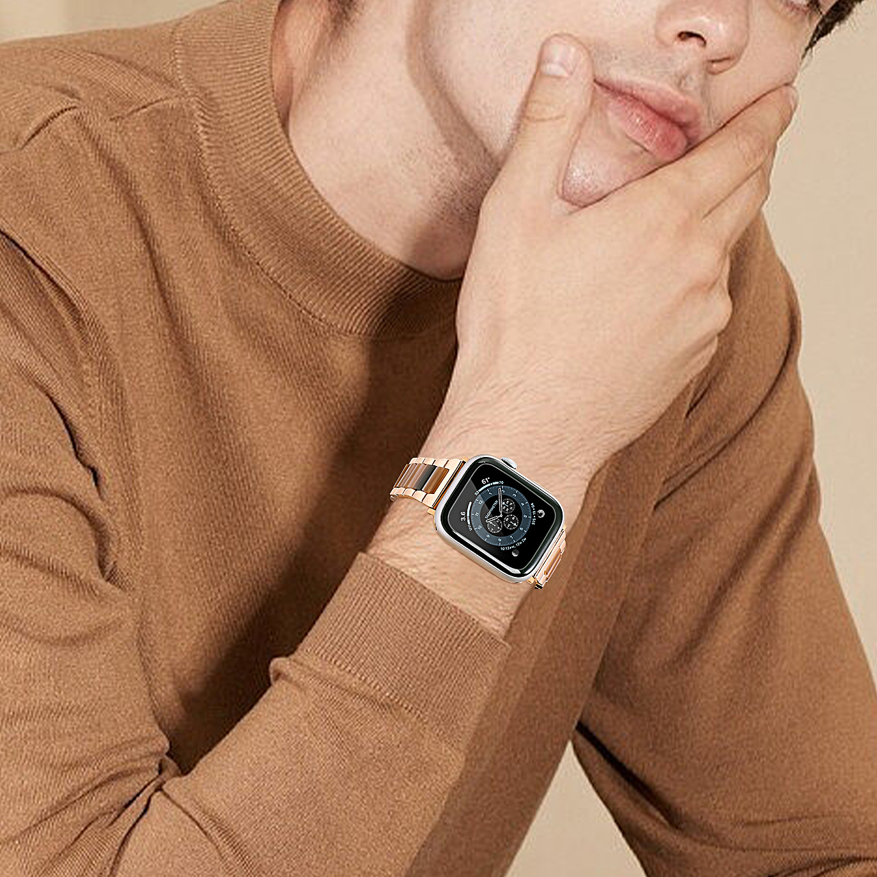 玫瑰金表带亚马逊