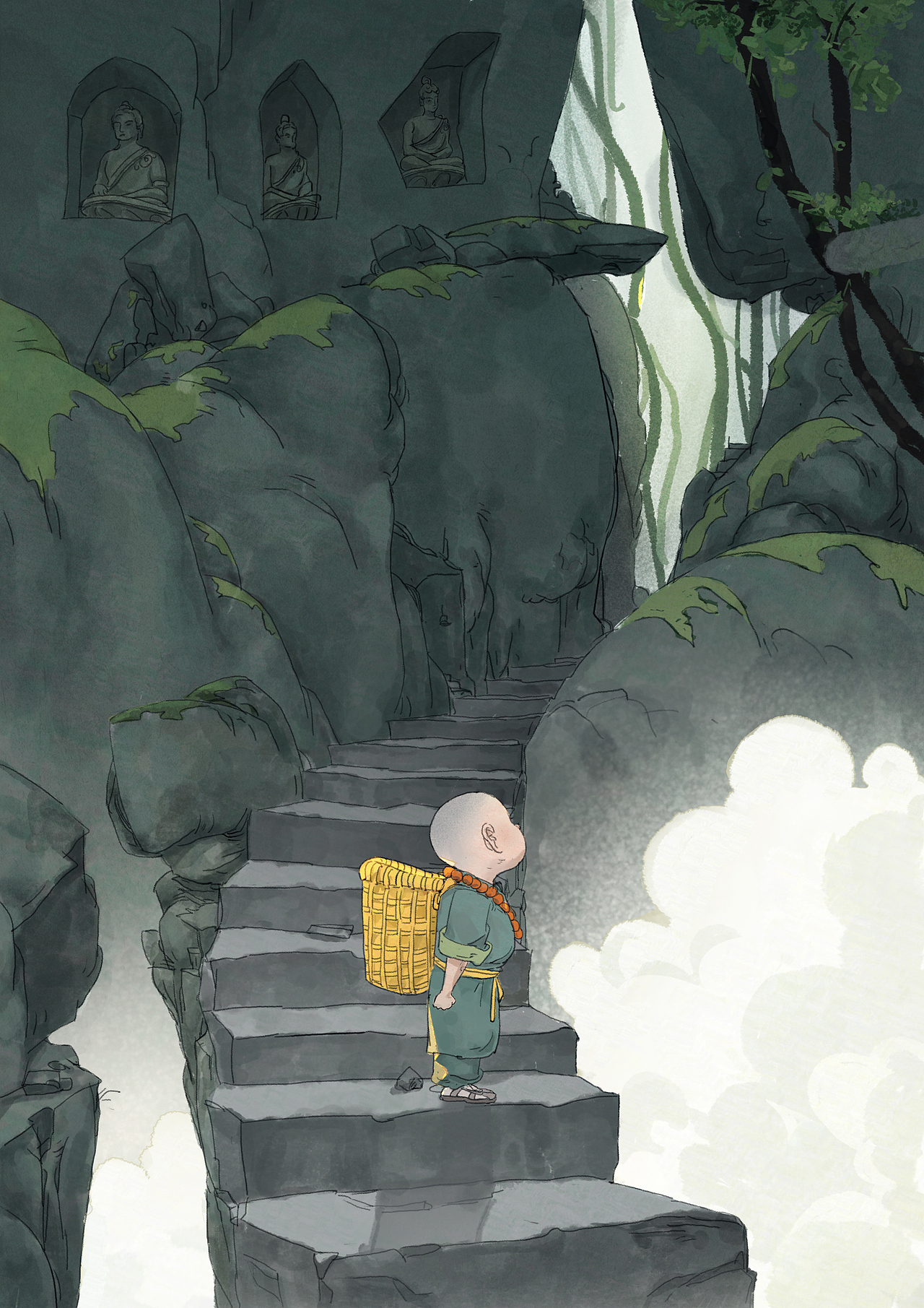 小和尚游记（图ZMzUwMzI4NzQw） - 概念设定 - 站酷设计师啊呀呀1原创素材 - 站酷ZCOOL