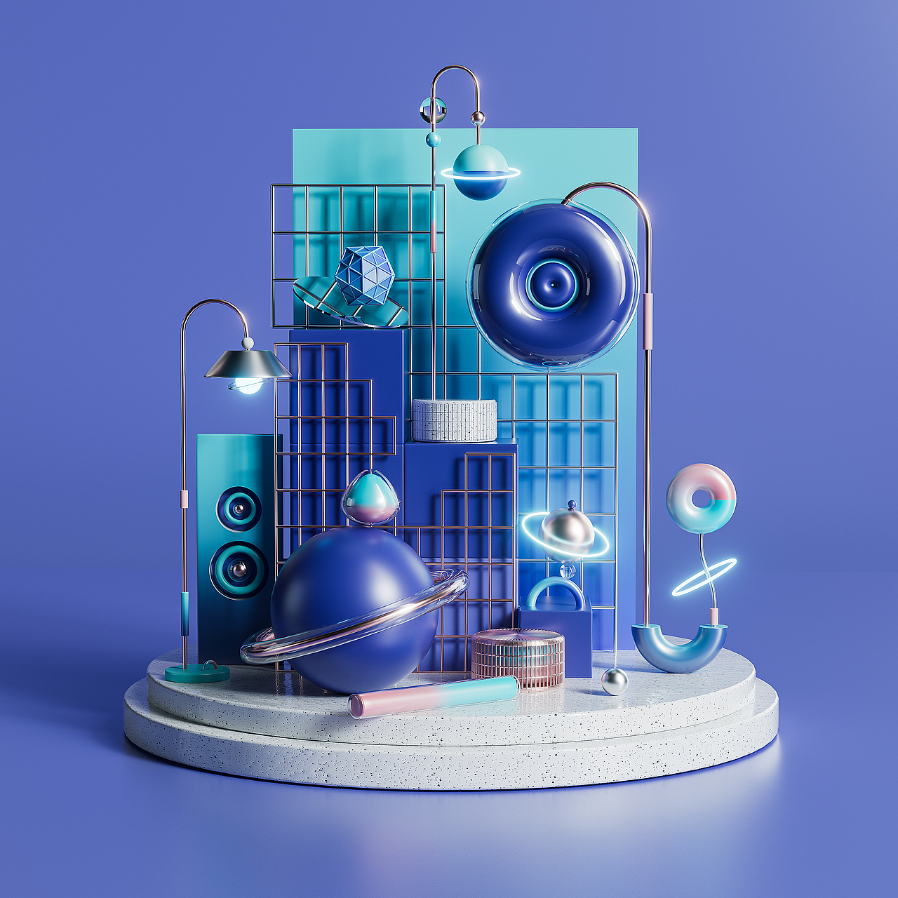 一些C4D渲染作品Render a work【4K】（图ZMzYzNjg0ODg4） - 产品 - 站酷设计师丝瓜鸡杂咸蛋汤原创素材 - 站酷ZCOOL