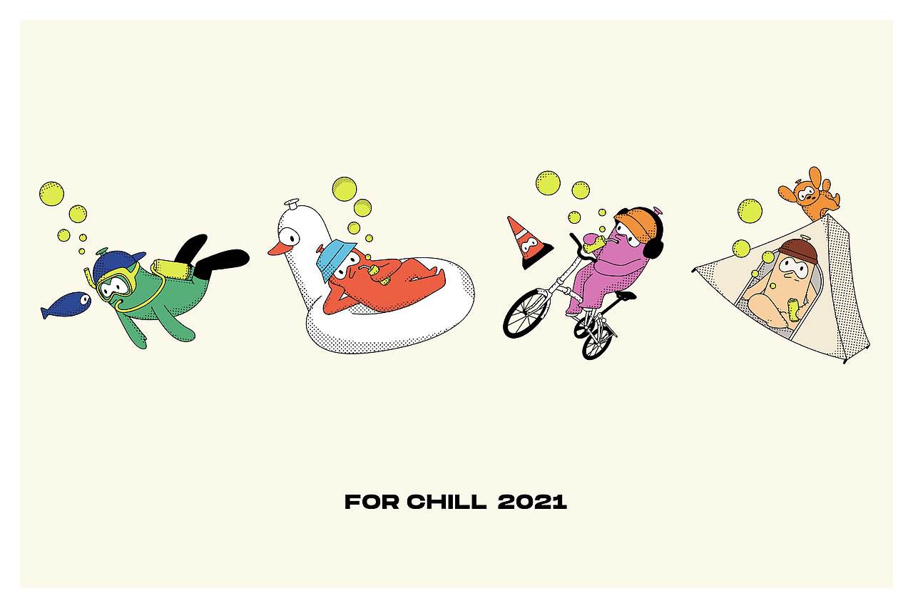 FOR CHILL 浮起 | Illustration Work
