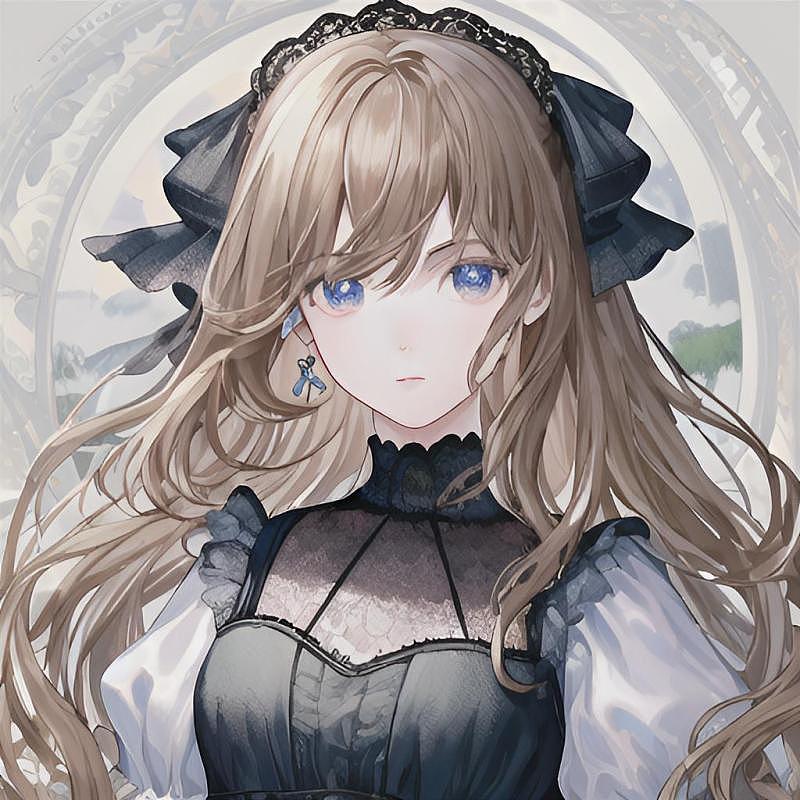 ai绘画洛丽塔风格头像