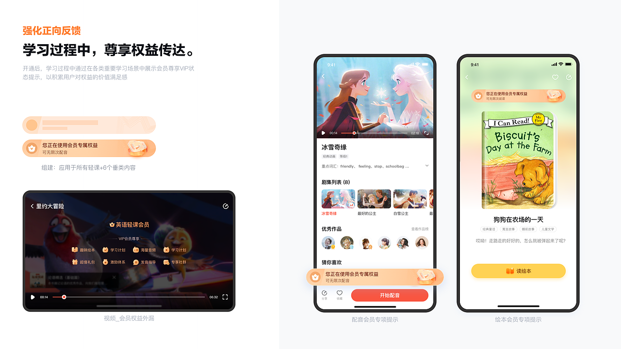 一起学产品会员体验改版（图ZMzM4NzIxMzUy） - APP界面 - 站酷设计师叛妮的葱小宝原创素材 - 站酷ZCOOL