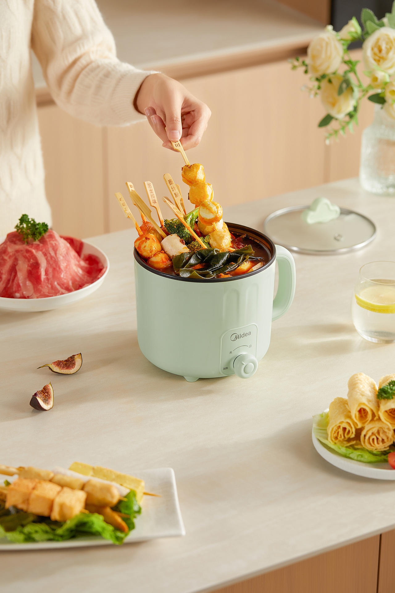 家电摄影 | 小家电-云朵小煮锅*主图详情 | Midea