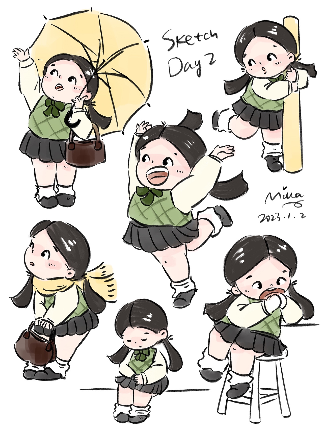 2023角色动态速写合集