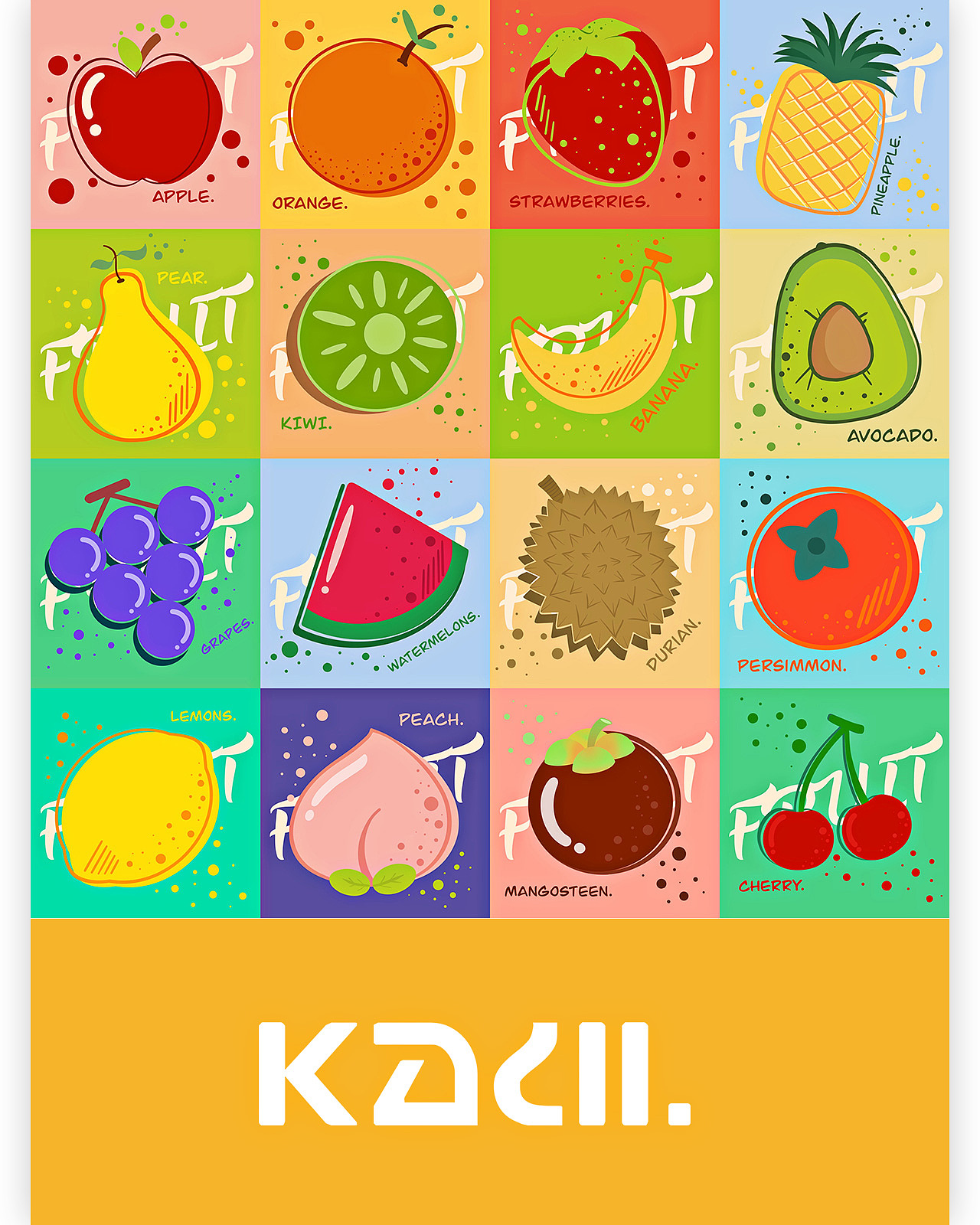 水果插画包装设计（图ZMzE0MDY4MDgw） - 包装 - 站酷设计师有點閑原创素材 - 站酷ZCOOL