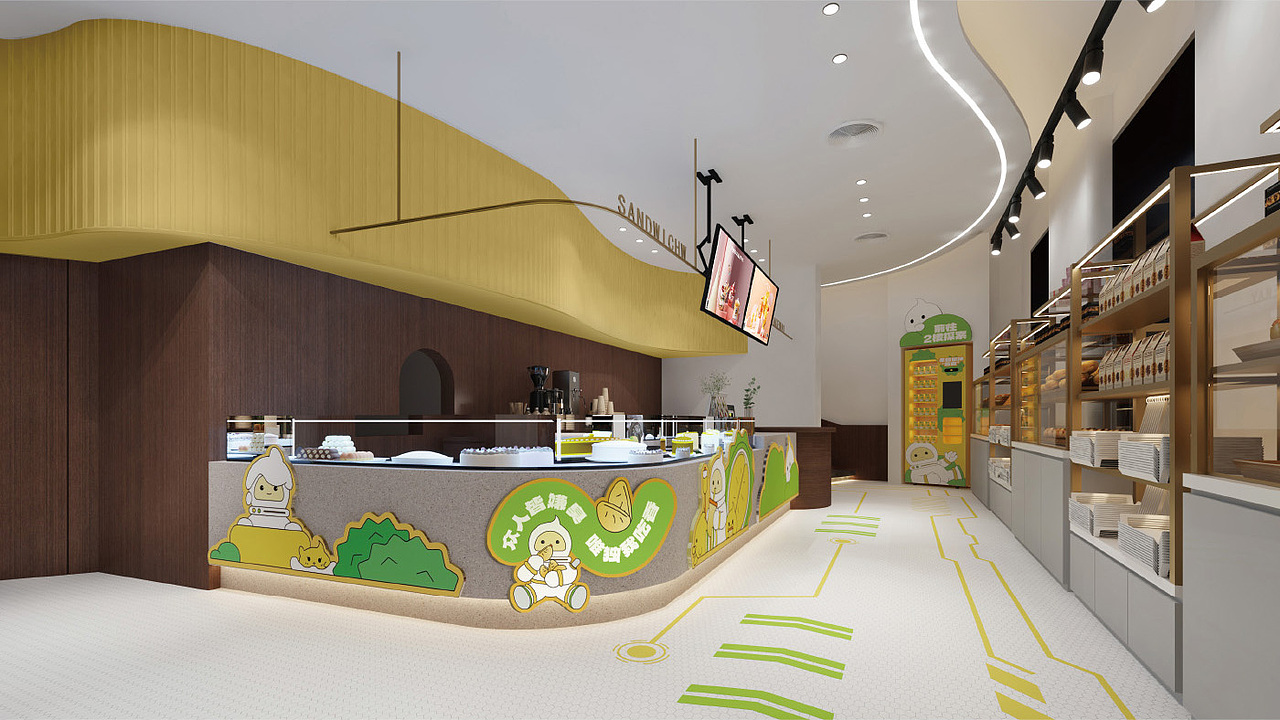 上海光明悠焙&马来Duria榴冠王（榴莲星球）主题店设计（图ZMzIzODAyNzQw） - 展陈设计 - 站酷设计师cbd设计原创素材 - 站酷ZCOOL