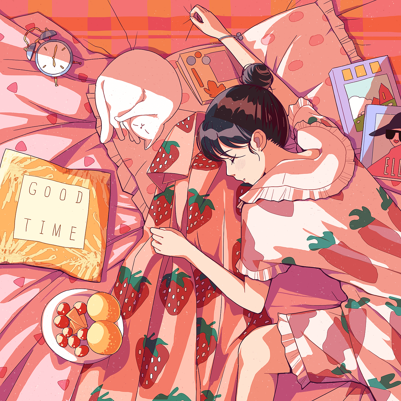 插画合集 | 一段时间的少女幻想