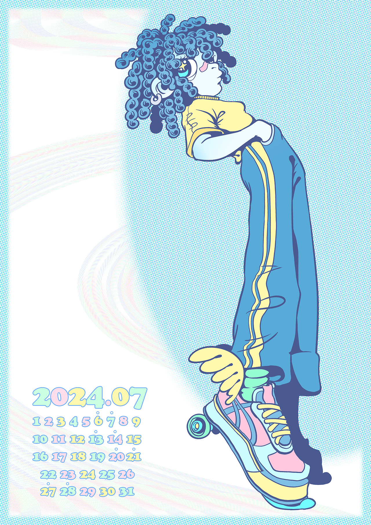 为2024画了12张画