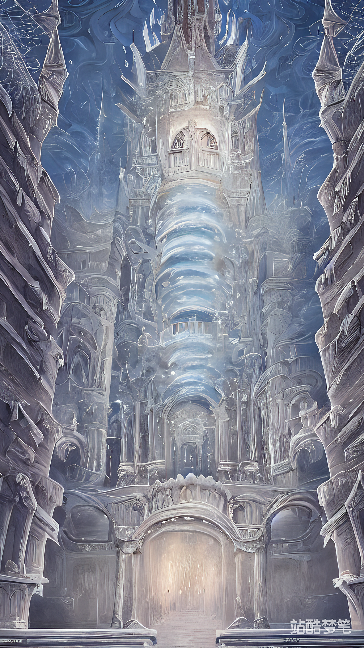 #站酷梦笔#冰雪宫殿