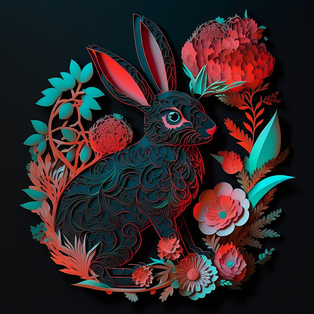 剪纸风格的生肖~第二窝!