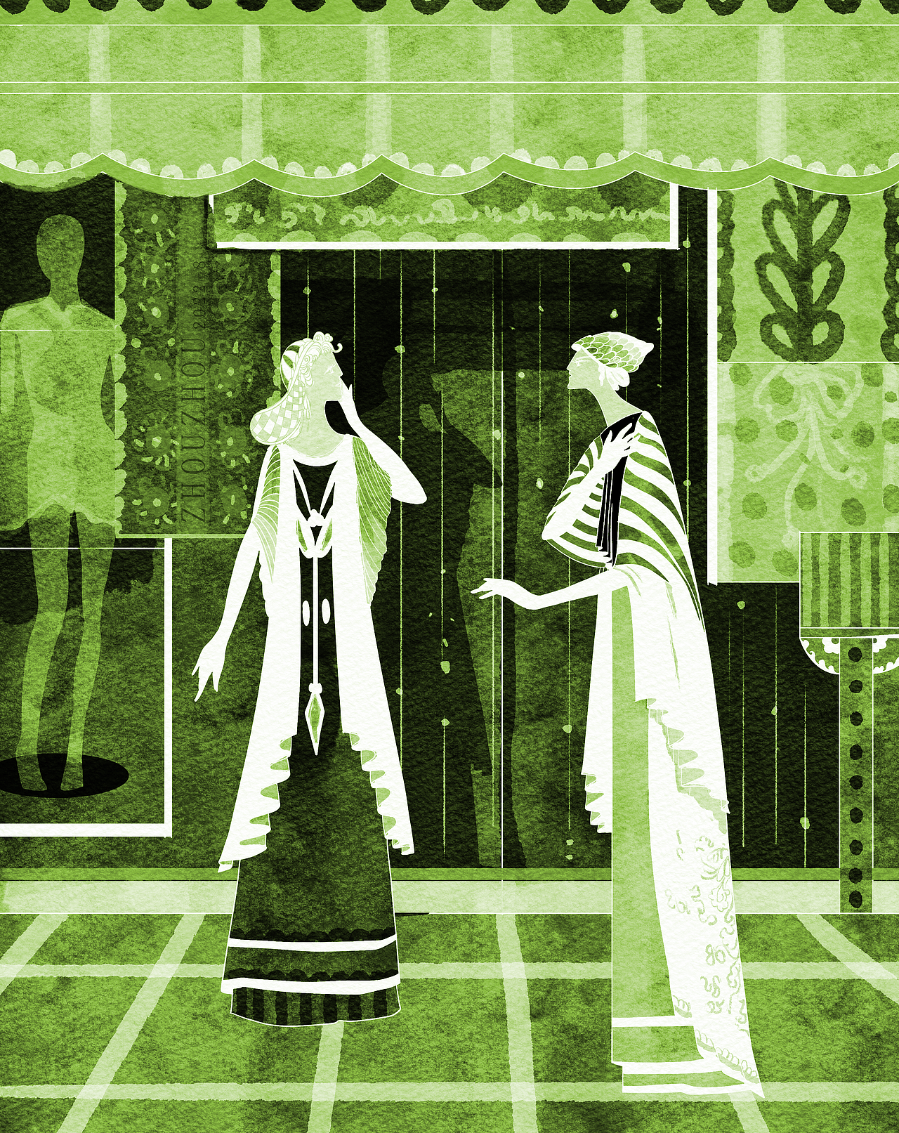 十月插画总结分享（图ZMzIwODA4NTI4） - 创作习作 - 站酷设计师蓝昼BlueZZ原创素材 - 站酷ZCOOL