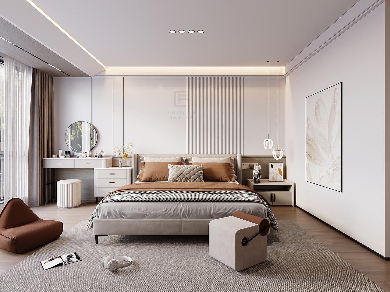 独具匠心的别墅:现代设计与沉稳优雅共舞