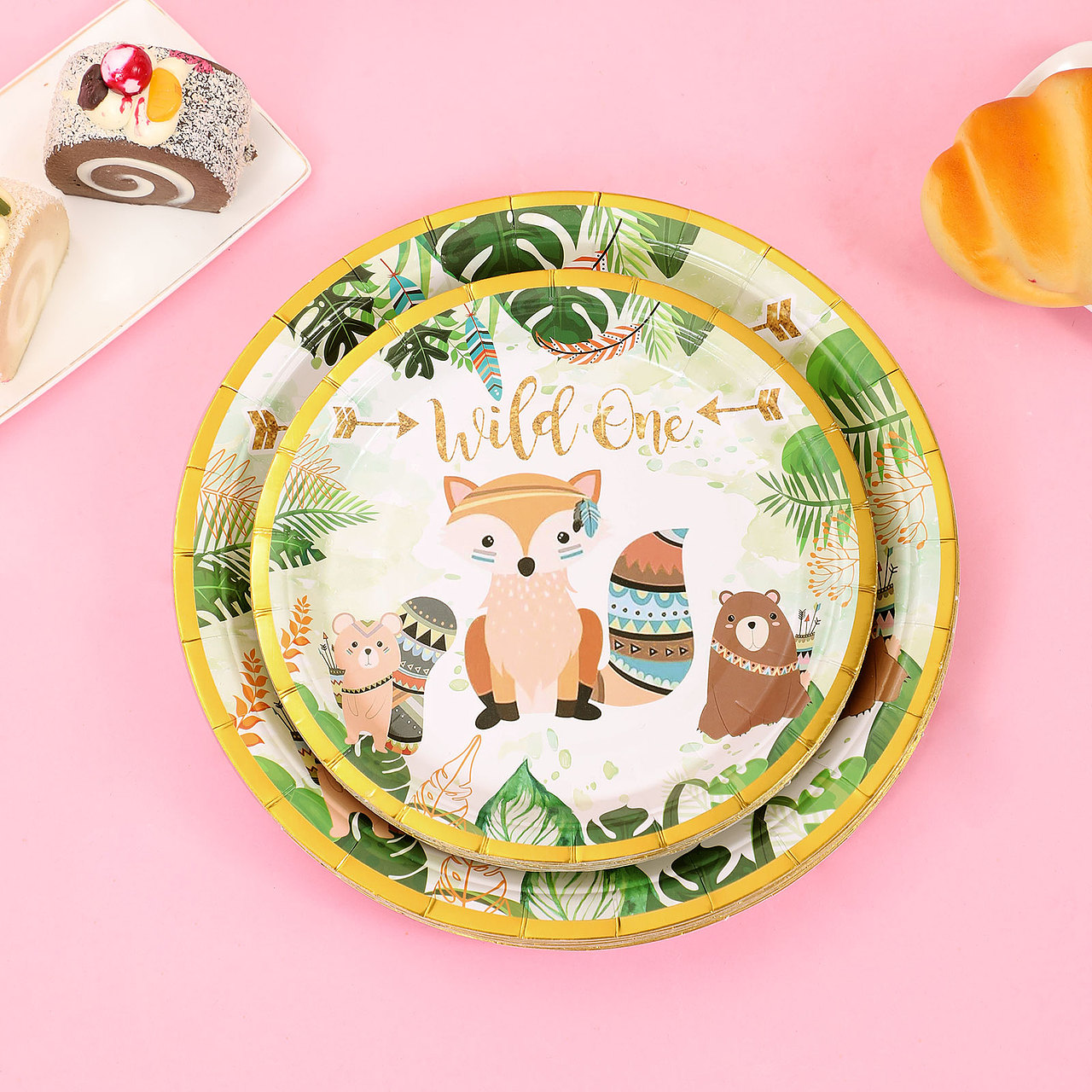 丛林动物餐具（图ZMzI5NTY2MzM2） - 生活用品 - 站酷设计师qiao乐无边原创素材 - 站酷ZCOOL