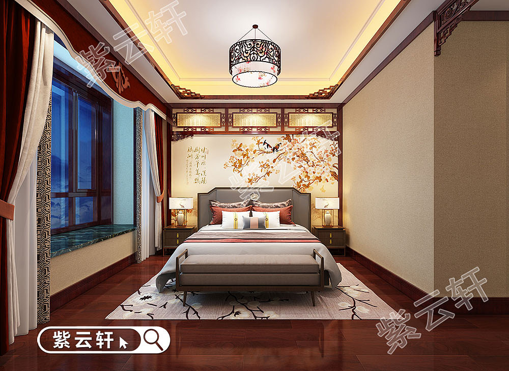 中式别墅设计装修 女儿房