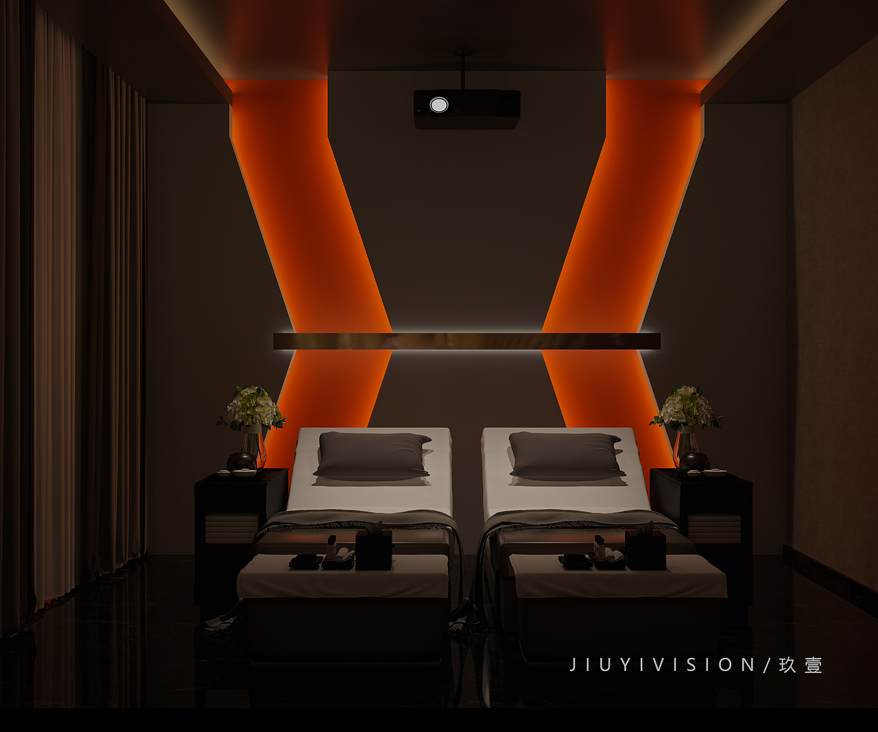 杭州足浴会所 | JIU YI VISION | 玖 壹 效 果 表 现（图ZMzE0NTAyNjAw） - 商业空间设计 - 站酷设计师玖壹空间原创素材 - 站酷ZCOOL