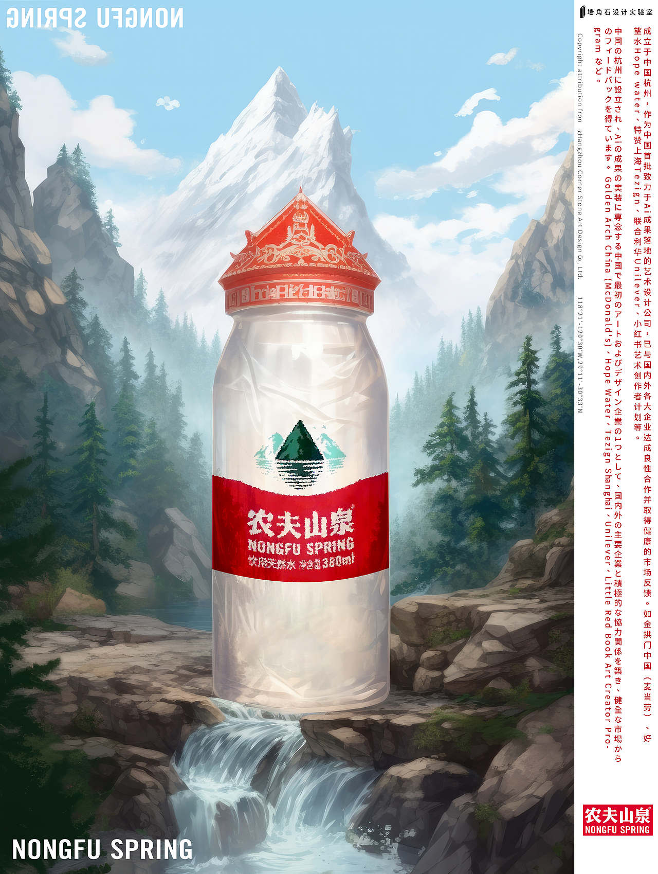 农夫山泉 | AIGC宣传海报（图ZMzM5MDAxNzg0） - 海报 - 站酷设计师墙角石设计工作室原创素材 - 站酷ZCOOL
