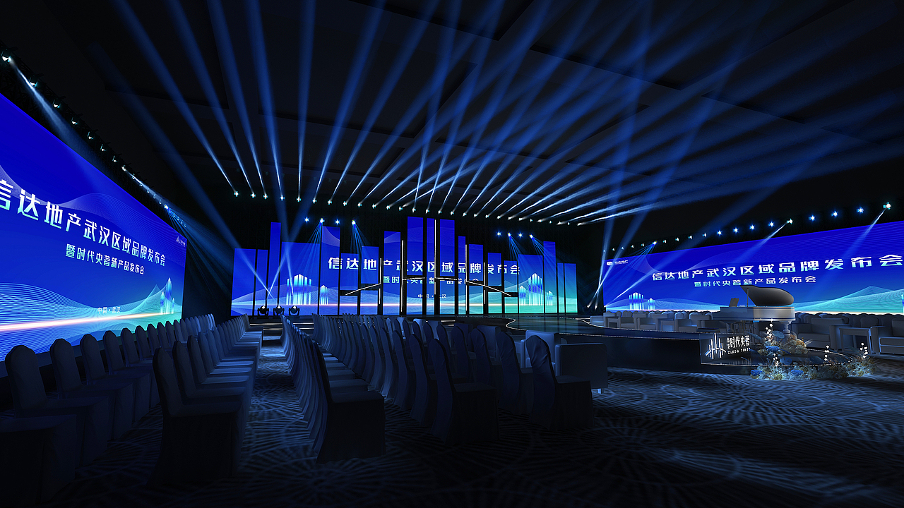 三维设计|黑金风格发布会、年会、周年盛典（图ZMzU3Nzg0NjI0） - 场景 - 站酷设计师蓝LANT原创素材 - 站酷ZCOOL