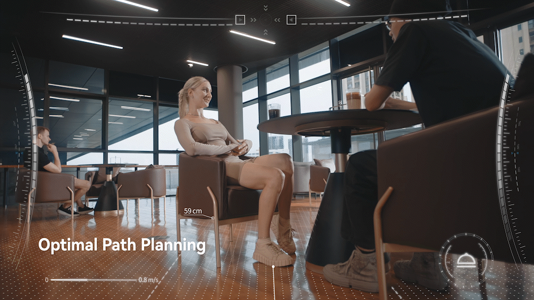 普渡欢乐送2送餐机器人