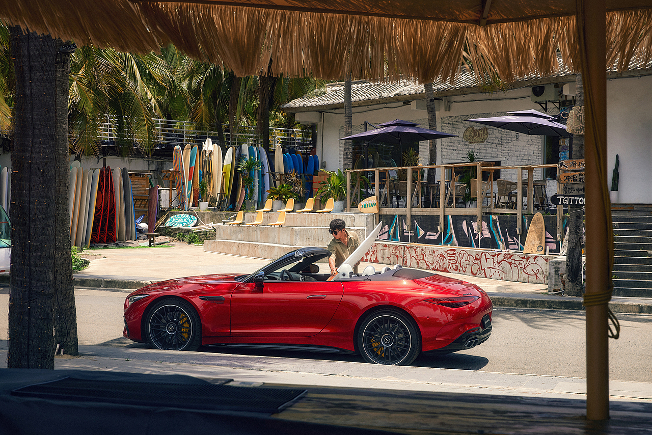 汽车摄影-Mercedes-AMG SL 63