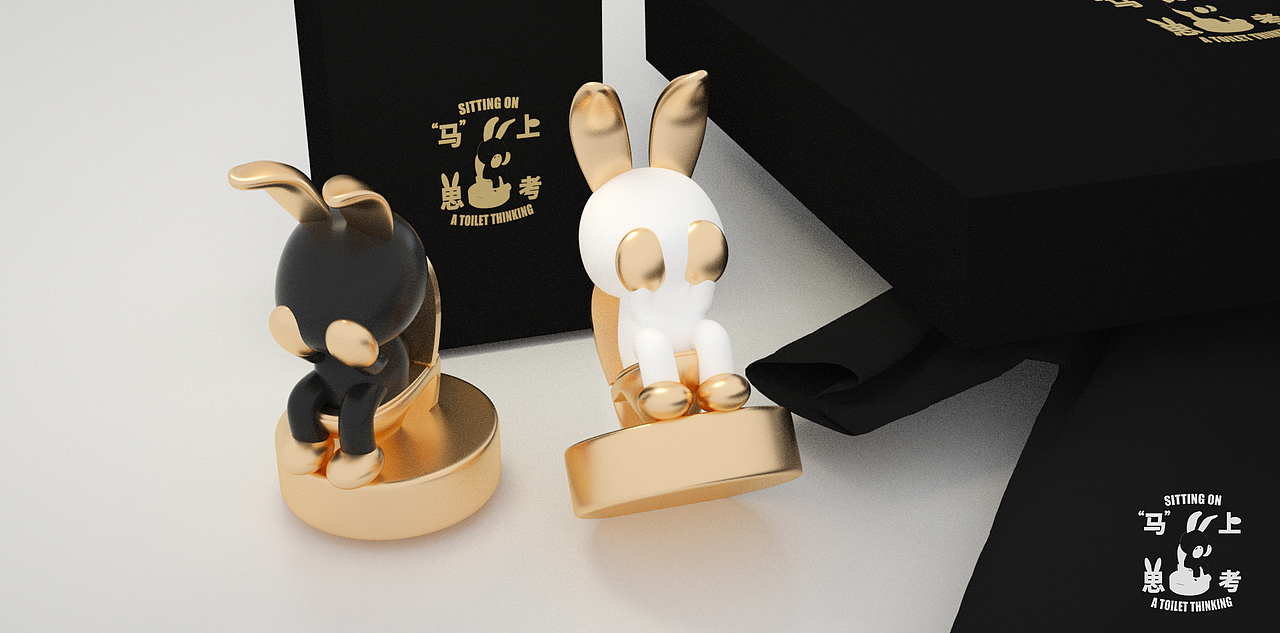 马上思考的创作历程-关于一只坐马桶上思考的兔子故事（图ZMjk4NDk2Mjc2） - 动画/影视 - 站酷设计师三石设计nft原创素材 - 站酷ZCOOL