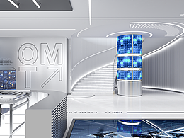 宁波某工业互联网<b class='hightlight'>公司</b>展厅<b class='hightlight'>设计</b>