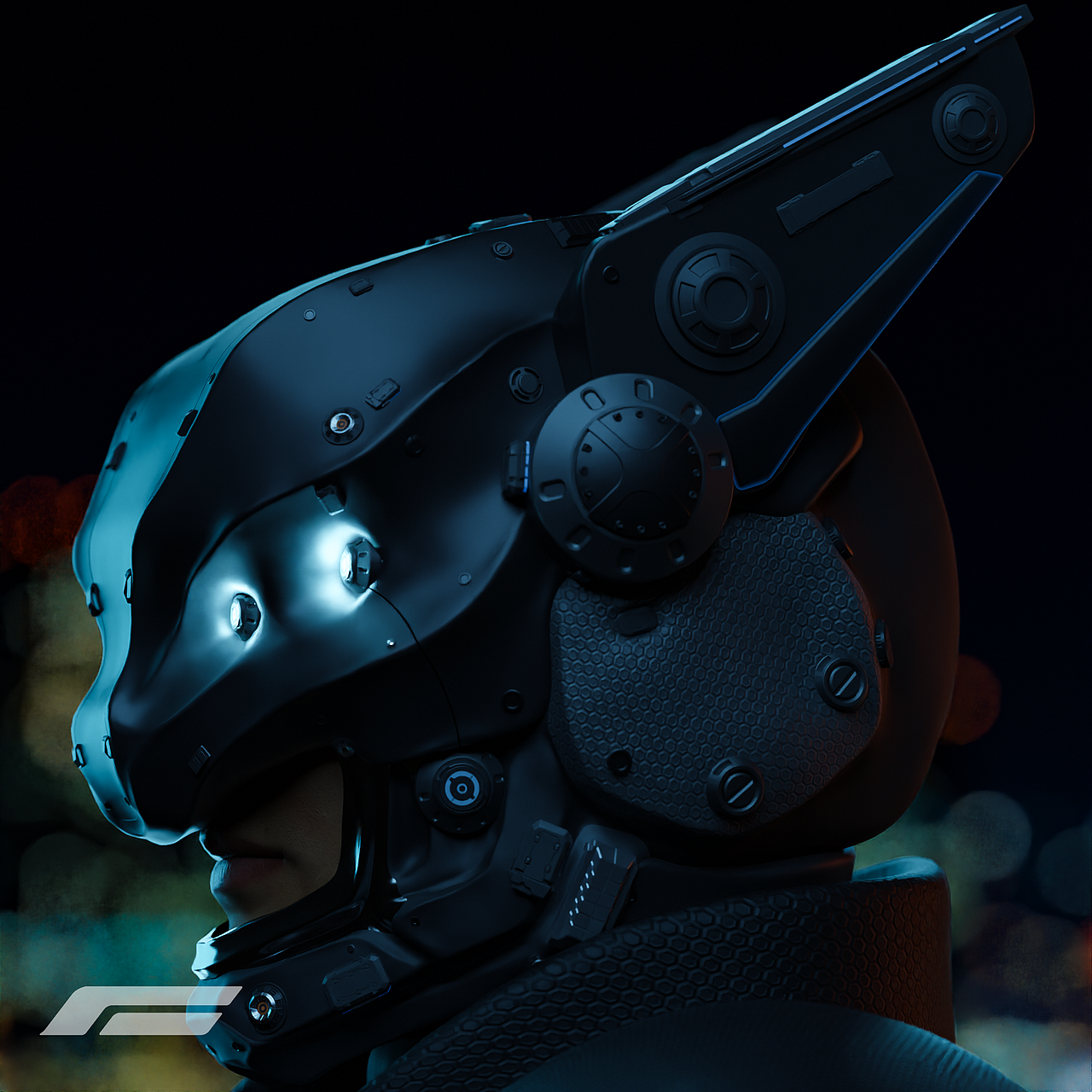 赛博纪元2074 - 3d写实科幻角色和场景探索