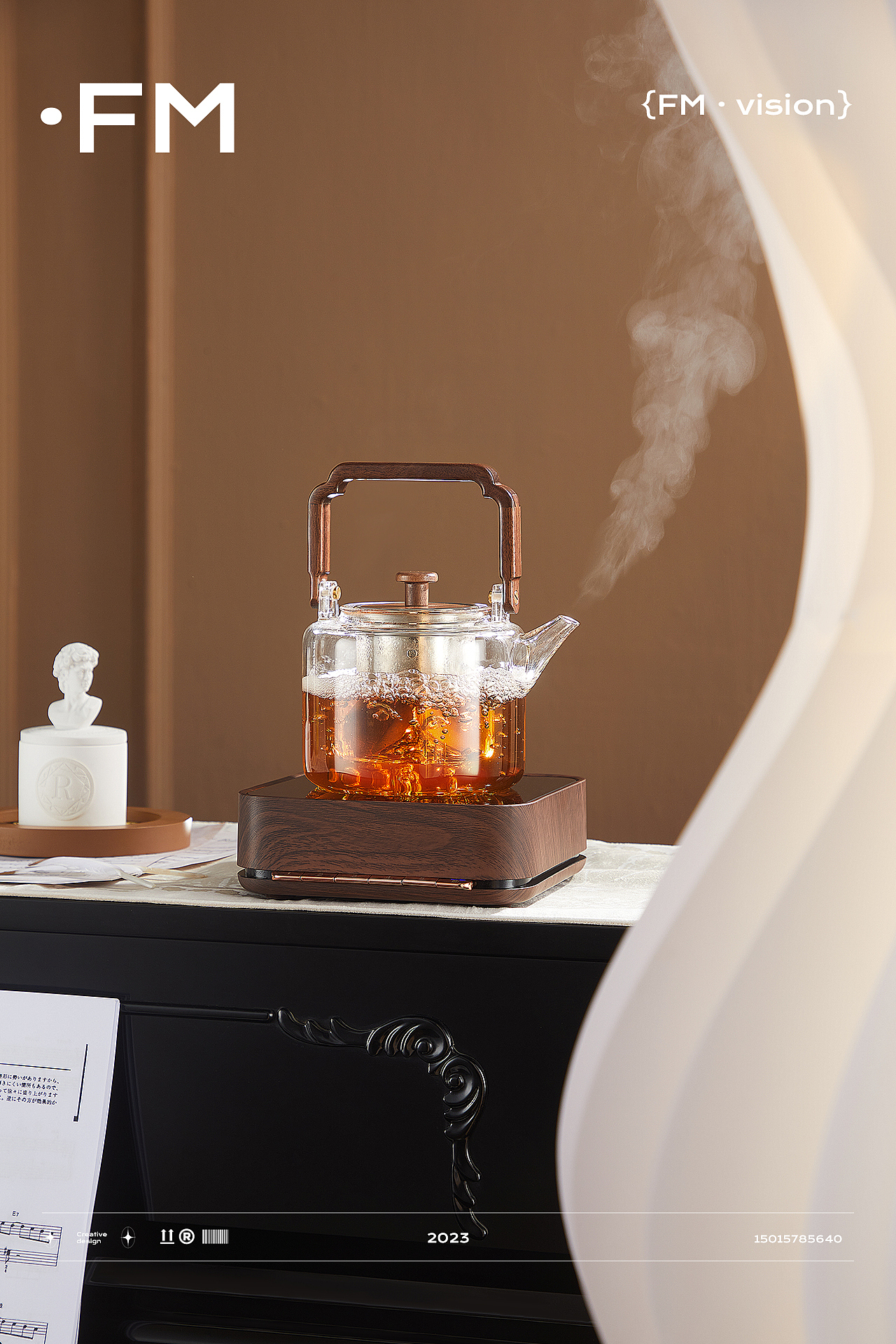 鸿雁 X FM方米视觉 钢琴家系列电陶炉 | 全案分享（图ZMzQzMzE4MDc2） - 电商 - 站酷设计师青鸟品牌整合原创素材 - 站酷ZCOOL