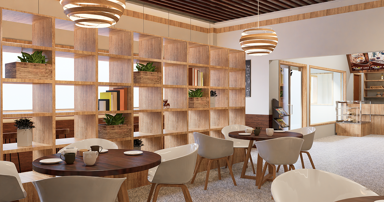 咖啡馆设计，咖啡馆效果图，效果图制作（图ZMzUxNDk1MjUy） - 场景 - 站酷设计师乌鸦43075169原创素材 - 站酷ZCOOL