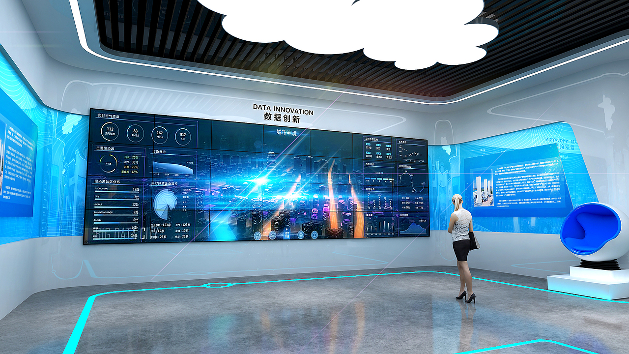 科技展厅（图ZMzI2MzExODQw） - 其他三维 - 站酷设计师石木行空原创素材 - 站酷ZCOOL