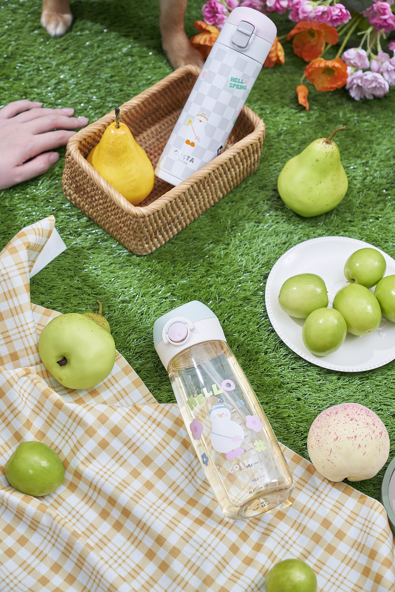 COSTA春季新品杯子拍摄 产品拍摄小黄鸭杯子保温杯