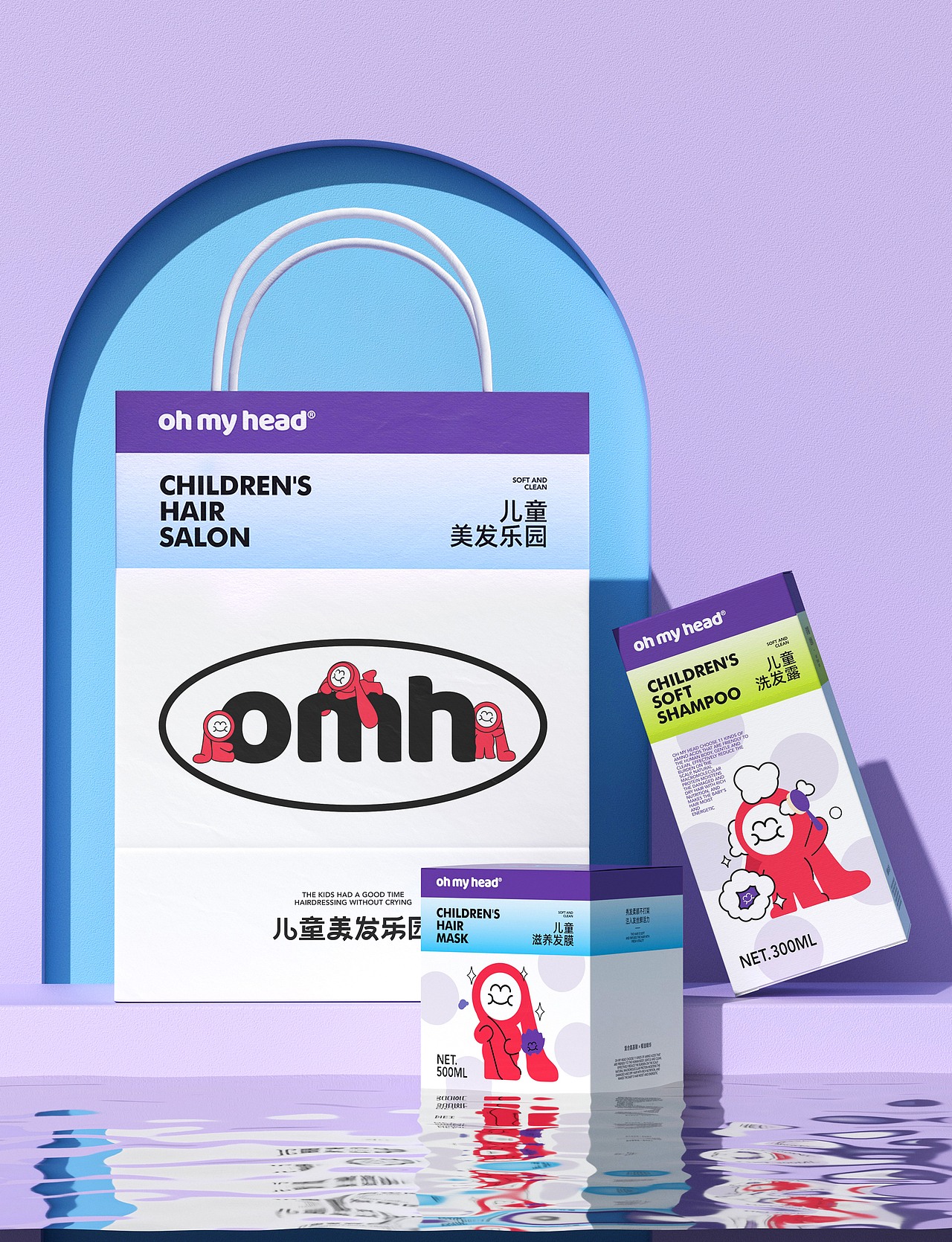 OMH儿童理发 X 大于等于 ∣ 儿童理发/洗护品牌全案